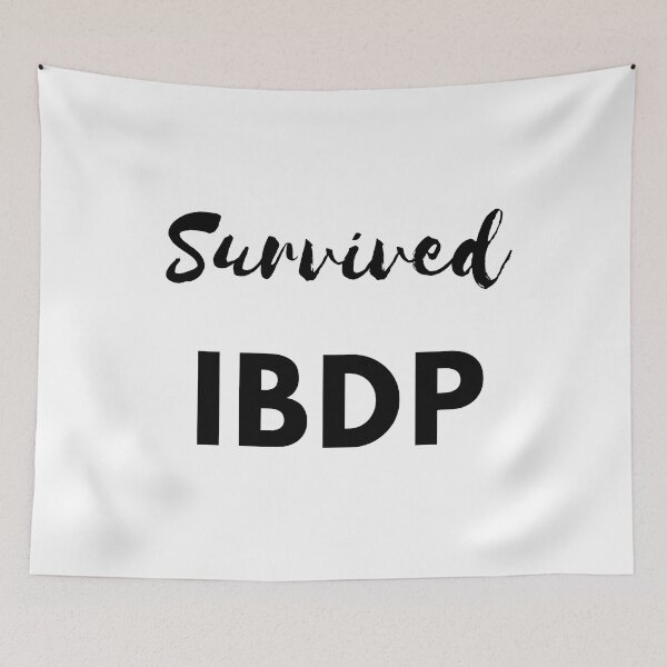 Item preview, Survived IBDP International Baccalaureate Diploma Program black designed and sold by coffeetea2020.