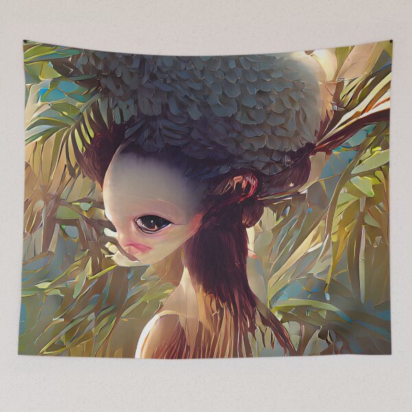 Item preview, Little Tribal Girl From the Tropics designed and sold by PlacidHinds.