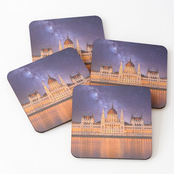 Item preview, Hungarian Parliament at night in Budapest, Hungary designed and sold by mitzobs.