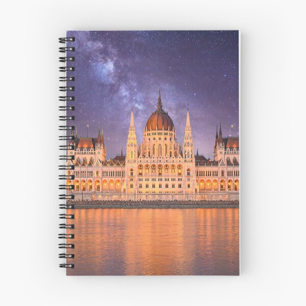 Item preview, Hungarian Parliament at night in Budapest, Hungary designed and sold by mitzobs.