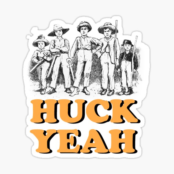 Huck Yeah! Sticker