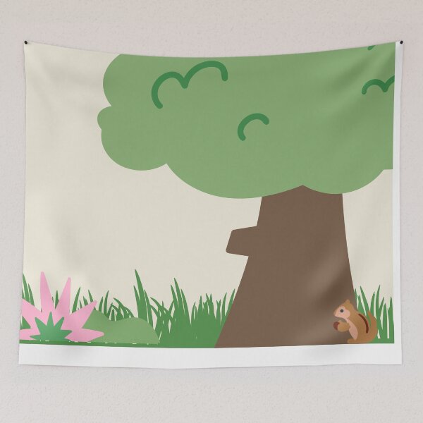 Item preview, Red Squirrel in the forest designed and sold by ColorCreation4u.