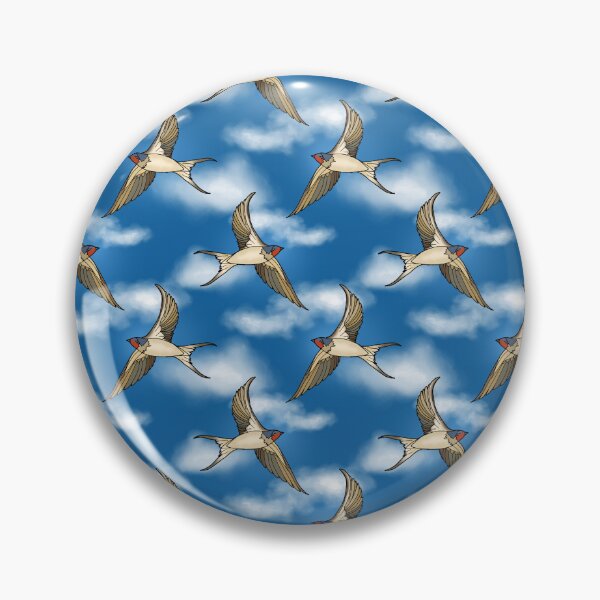 Item preview, Swallows In the Sky  designed and sold by IrishVikingDesigns.