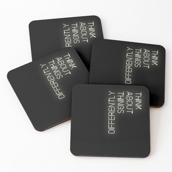 Item preview, THINK ABOUT THINGS DIFFERENTLY designed and sold by RedFirecracker.