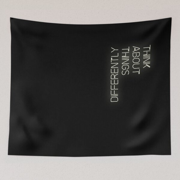 Item preview, THINK ABOUT THINGS DIFFERENTLY designed and sold by RedFirecracker.
