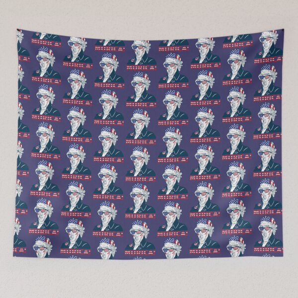 Item preview, Patriotic President Thomas Jefferson Murica! Stars designed and sold by MadMando.
