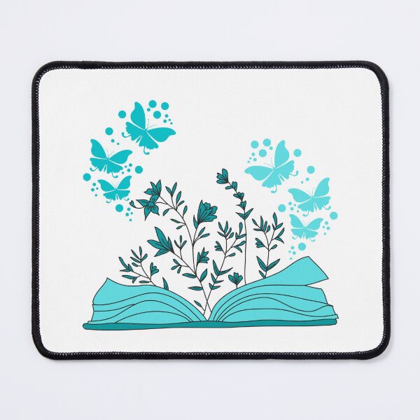 Item preview, Where Does Reading Take You? Flower and Butterfly Design designed and sold by CreativNode.