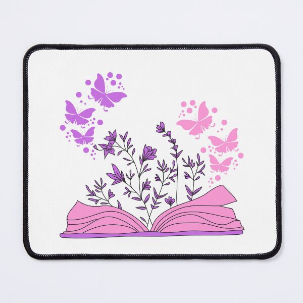 Item preview, Where Does Reading Take You? Flower and Butterfly Design designed and sold by CreativNode.