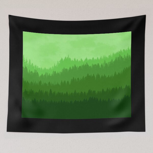 Item preview, Sunset Silhouette - Green -  designed and sold by Xernition.
