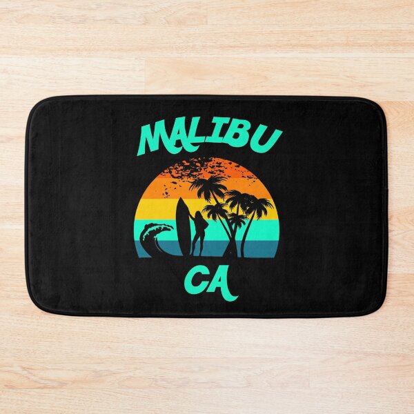 Item preview, Malibu California Beach Scenery with Female Surfer designed and sold by elvisg03.