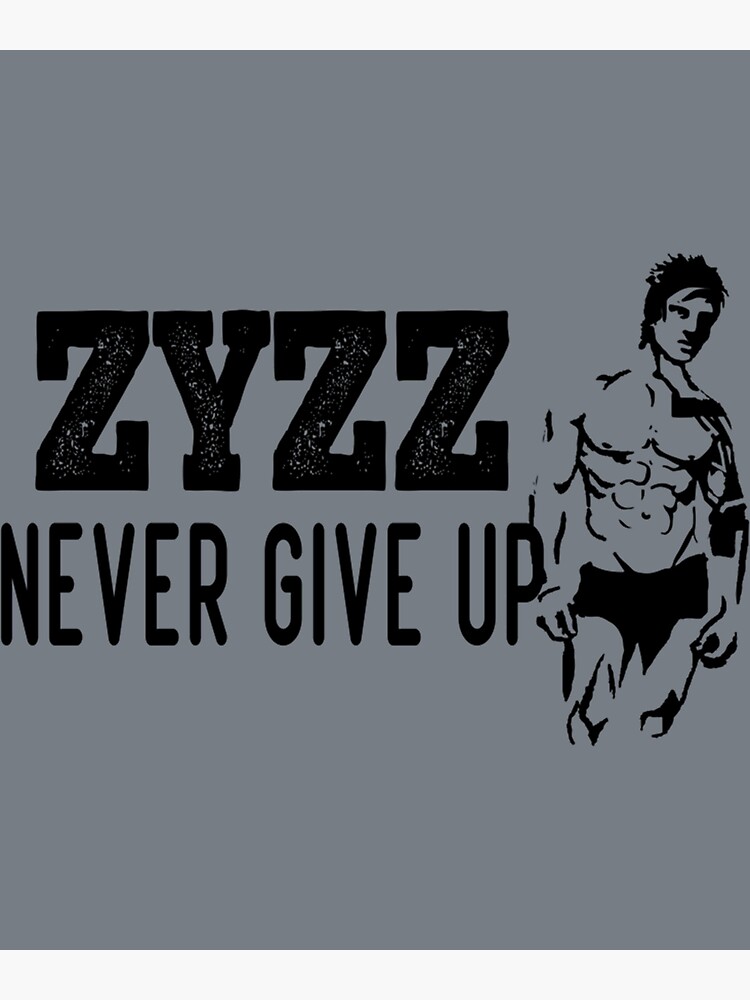 "Zyzz Were All Gonna Make It Brah Motivation zyzz " Poster by