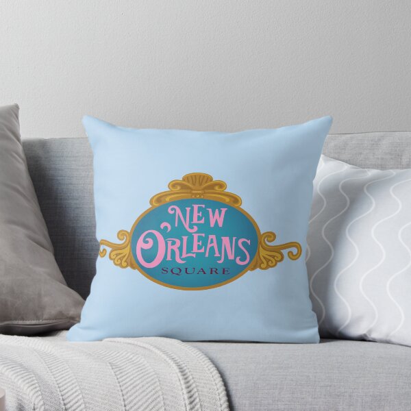 Item preview, New Orleans Square Throw Pillow designed and sold by .Simply_Allie ..
