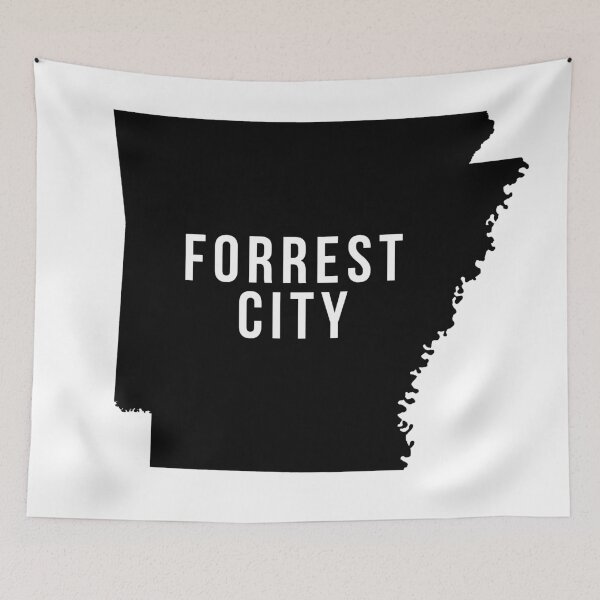 Item preview, Forrest City, Arkansas State Silhouette designed and sold by CartoCreative.