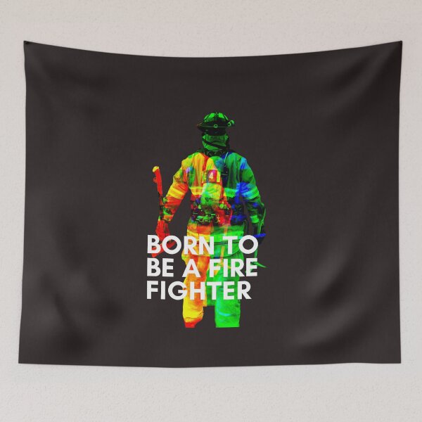 Item preview, Born to be a fire fighter  designed and sold by Cloudpainter.