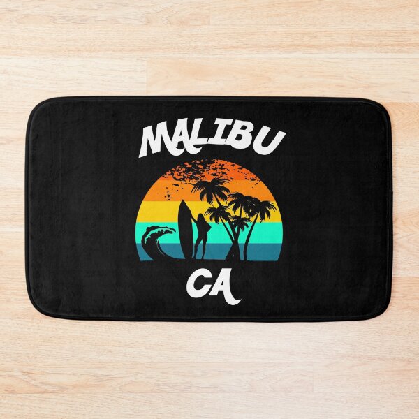 Item preview, Malibu California Beach Scenery with Female Surfer designed and sold by elvisg03.