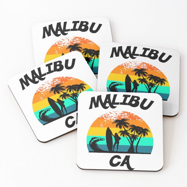 Item preview, Malibu California Beach Scenery with Female Surfer designed and sold by elvisg03.