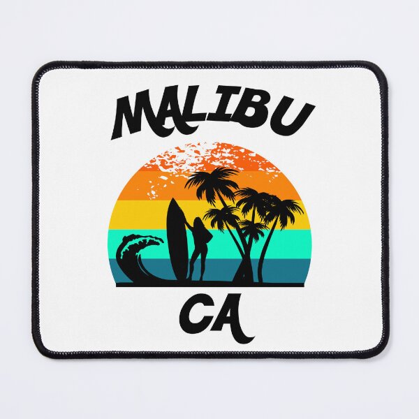 Item preview, Malibu California Beach Scenery with Female Surfer designed and sold by elvisg03.