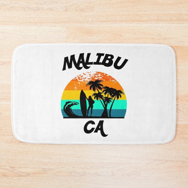 Item preview, Malibu California Beach Scenery with Female Surfer designed and sold by elvisg03.