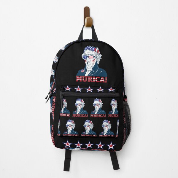 Item preview, Patriotic President Thomas Jefferson Murica! Blk designed and sold by MadMando.