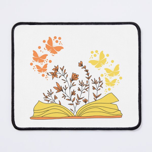 Item preview, Where Does Reading Take You? Flower and Butterfly Design designed and sold by CreativNode.