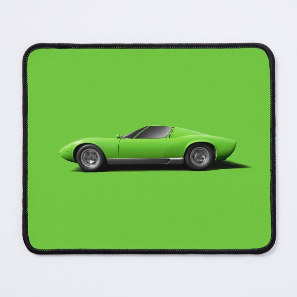 Item preview, Classic 1960s - 1970s Italian Supercar Profile - Lime green designed and sold by ApexFibers.
