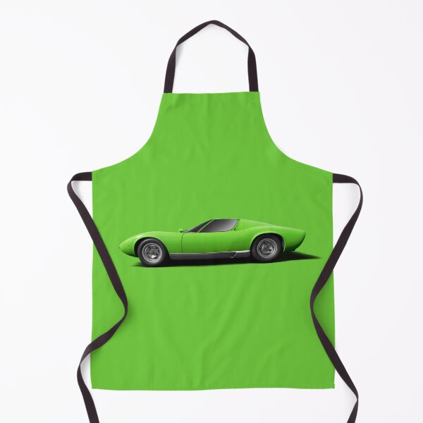 Item preview, Classic 1960s - 1970s Italian Supercar Profile - Lime green designed and sold by ApexFibers.