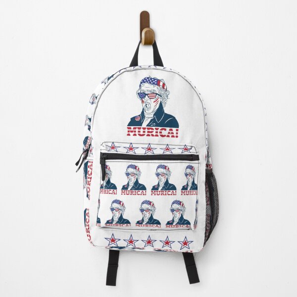 Item preview, Patriotic President Thomas Jefferson Murica! Wht designed and sold by MadMando.