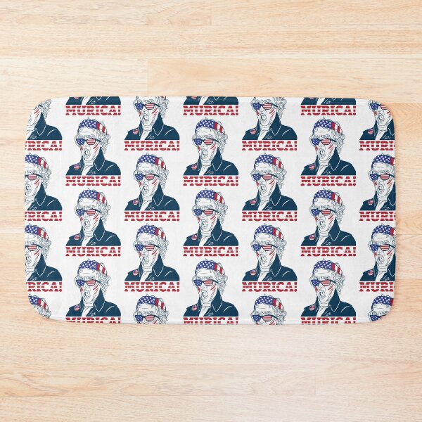 Item preview, Patriotic President Thomas Jefferson Murica! Wht designed and sold by MadMando.
