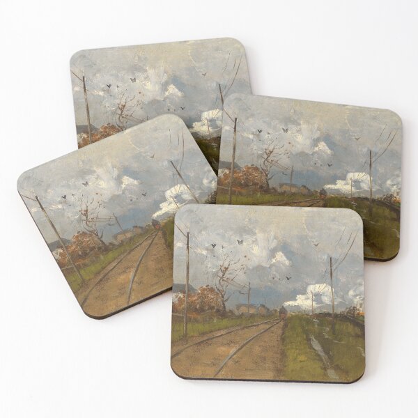 Item preview, The Train is Arriving by Frits Thaulow (1881) designed and sold by allhistory.