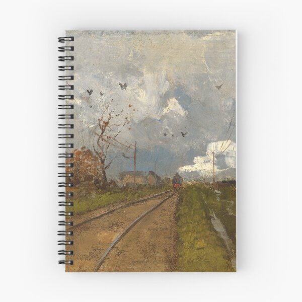 Item preview, The Train is Arriving by Frits Thaulow (1881) designed and sold by allhistory.