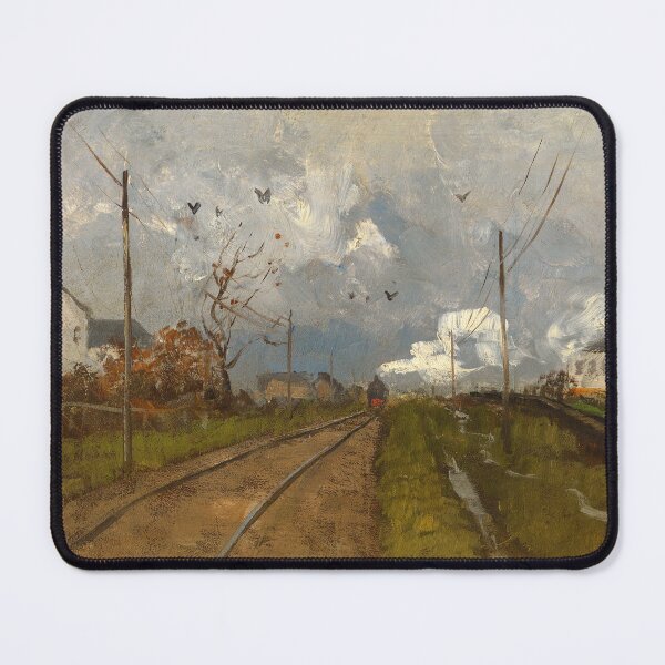 Item preview, The Train is Arriving by Frits Thaulow (1881) designed and sold by allhistory.