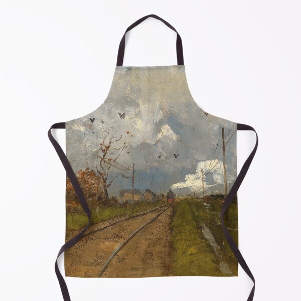 Item preview, The Train is Arriving by Frits Thaulow (1881) designed and sold by allhistory.