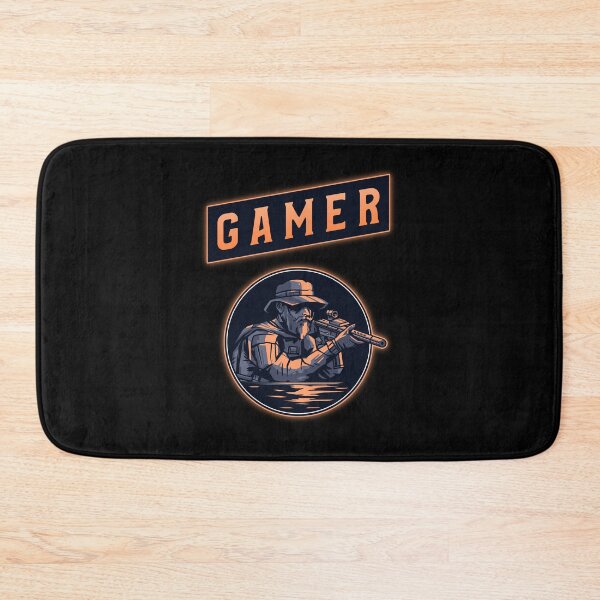 Item preview, Gamer with Soldier Aiming with his Gun designed and sold by PRIVARSHU.