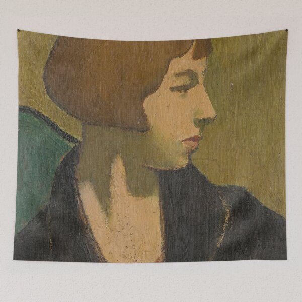 Item preview, Vintage Portrait Painting of Woman designed and sold by Vintage Wall Art.
