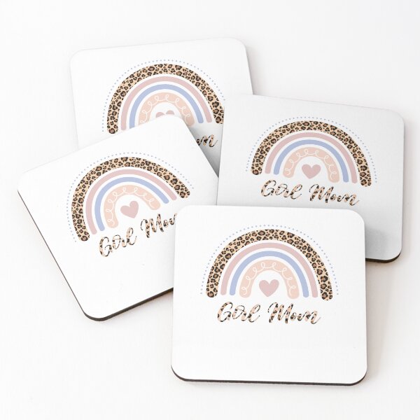 Item preview, Girl Mom Leopard Rainbow Funny Girl Mama Mothers Day designed and sold by clothesy7.