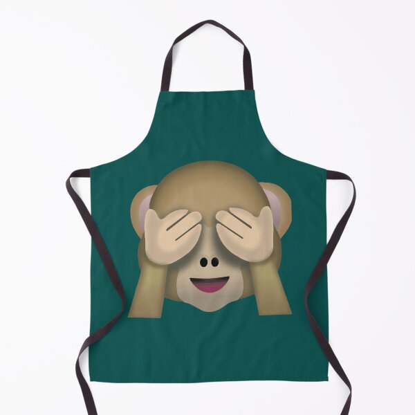 Item preview, See no evil monkey emoji designed and sold by CasualKnit.