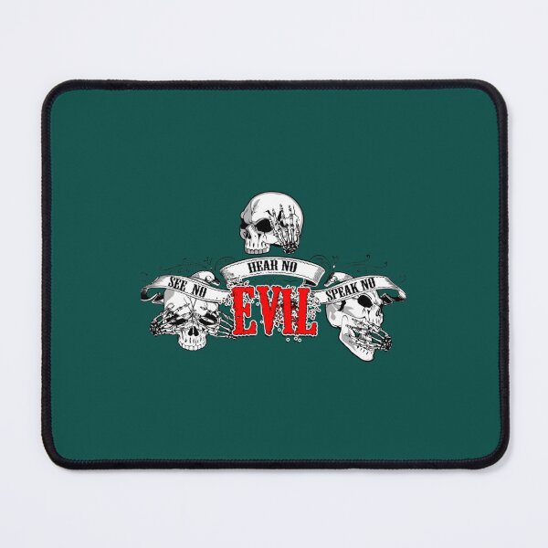 Item preview, See No Evil 3 Wise Skulls designed and sold by CasualKnit.