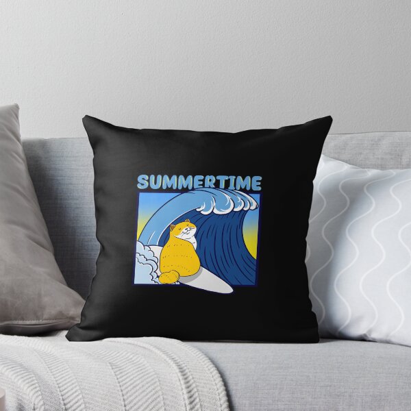 Item preview, Cat T-ShirtSummertime T-Shirt_by ArtThree designed and sold by elmafuentesz.