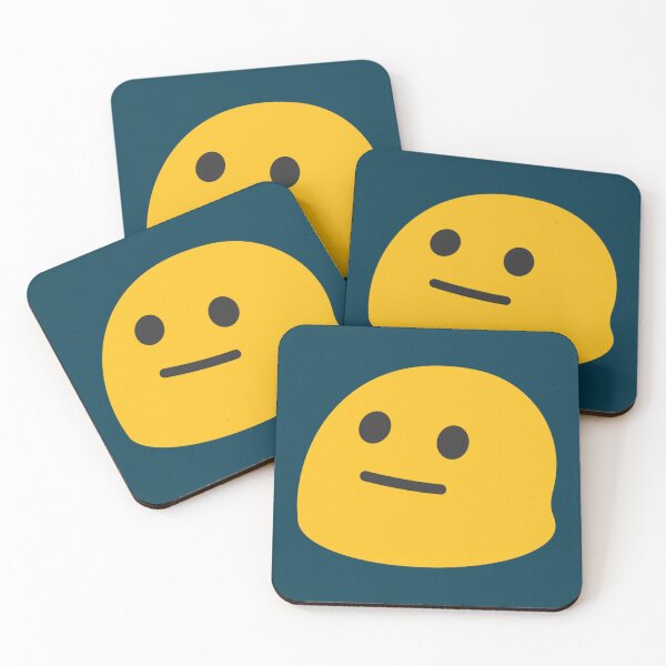 Item preview, Neutral face emoji   designed and sold by CasualKnit.