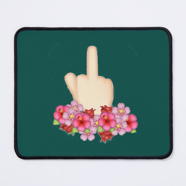Item preview, middle finger whatsapp flowers designed and sold by CasualKnit.