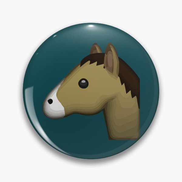 Item preview, Horse Face Emoji   designed and sold by CasualKnit.