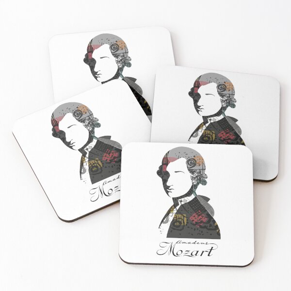 Item preview, Wolfgang Amadeus Mozart İllustration designed and sold by CaglaCokgezen.