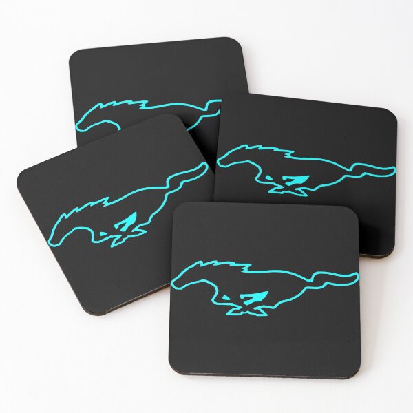 Item preview, Mustang - Neon Blue designed and sold by Harley-Jay.