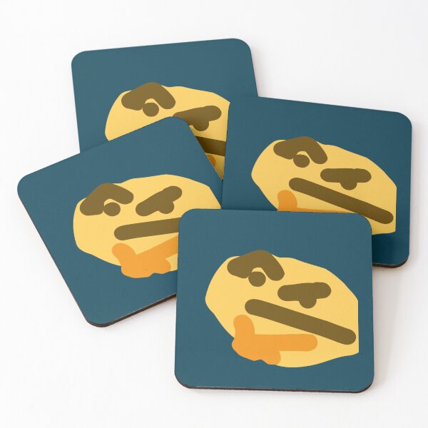 Item preview, Heavily distorted thinking emoji   designed and sold by CasualKnit.