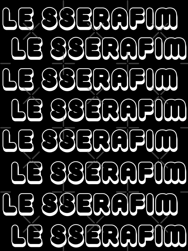 "LE SSERAFIM B&W Patterns" Sticker By AliffStudio | Redbubble