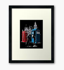 Cabins Collide Framed Print