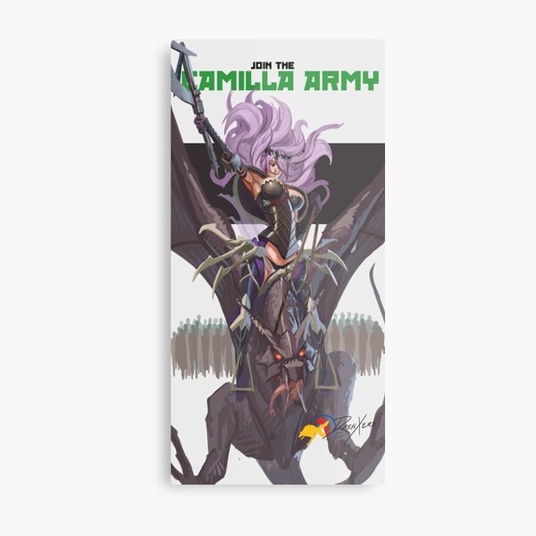 Camilla Army Propaganda No Slogan Metal Print