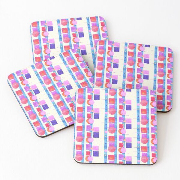 Item preview, Contemporary geometric colourful seamless pattern designed and sold by lausn.