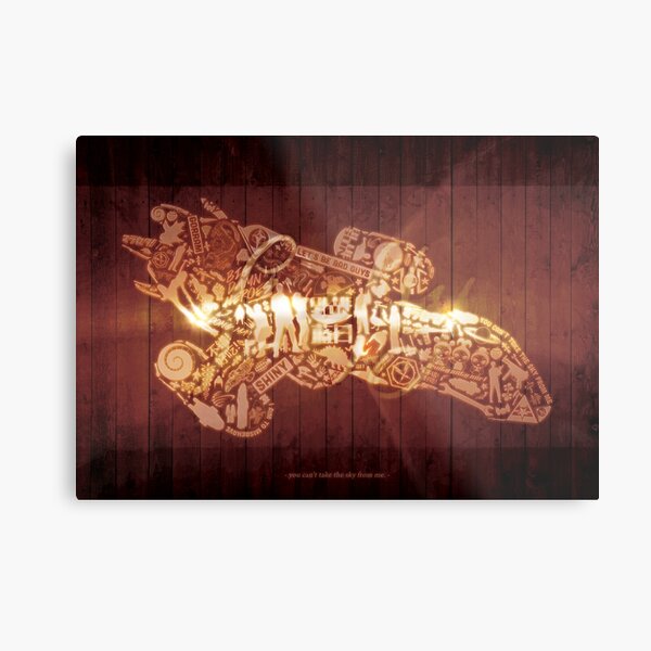 You Can't Take the Sky from Me (print) Metal Print