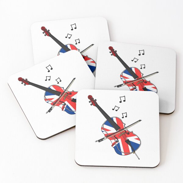 Item preview, UK Flag Cello Cellist British Musician designed and sold by doodlerob.